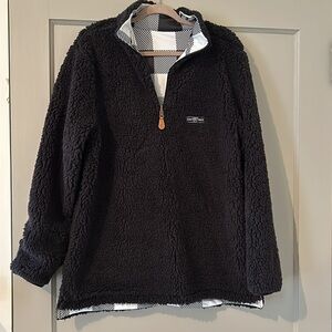 Fuzzy Reversible 1/4 Sherpa Pullover by USA Palm